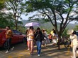 Du khách đến tham quan Tháp Bà Ponagar, Thành phố Nha Trang, tỉnh Khánh Hòa. Ảnh: Linh Đan