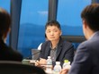 Kim Beom-su trong cuộc họp với các công ty thành viên Kl994 game bài casino hấp dẫn ở Seoul vào ngày 18 tháng 7. Ảnh: Kakao Corp.