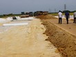Hiện trường dự án Đường tránh phía Đông TP. Đông Hà - Ảnh: Phạm Mỹ Hạnh