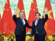 Thủ tướng Phạm Minh Chính và Thủ tướng Trung Quốc Lý Cường. Ảnh: Nhật Bắc 