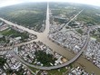 Tại TP. Ngã Bảy sẽ hình thành Khu đô thị mới Cái Côn, với diện tích hơn 667 ngàn m2. Ảnh: TP. Ngã Bảy