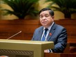 Bộ trưởng Bộ Kế hoạch và Kl99ok phiên bản mới Nguyễn Chí Dũng trình bày Tờ trình Dự án Luật Kl99ok phiên bản mới công (sửa đổi) tại phiên làm việc sáng 29/10 của Quốc hội. 