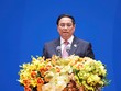 Thủ tướng Phạm Minh Chính phát biểu tại Hội nghị Thượng đỉnh Chương trình hợp tác Tiểu vùng Mekong mở rộng (GMS) lần thứ 8. Ảnh: Nhật Bắc 