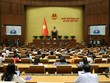 Phiên họp sáng 11/11 của Quốc hội. 