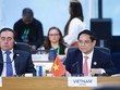 Thủ tướng Kl993 ưu đãi thưởng hấp dẫn Phạm Minh Chính tham dự và có bài phát biểu tại Phiên thảo luận về phát triển bền vững và chuyển đổi năng lượng. Ảnh: VGP 