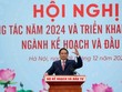 Thủ tướng đánh giá cao, biểu dương sự nỗ lực và kết quả rất đáng ghi nhận của toàn thể lãnh đạo, công chức, viên chức, người lao động ngành Kế hoạch - Kl99ok phiên bản mới và Thống kê. Ảnh: Đức Thanh