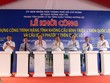 Lãnh đạo UBND TP.HCM cùng các sở, ngành thực hiện nghi thức khởi công. Ảnh: Lê Anh 