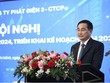 Ông Lê Văn Danh – Thành viên HĐQT, Tổng giám đốc Tổng công ty Phát điện 3 báo cáo tại Hội nghị