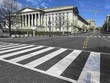 Bên ngoài trụ sở Bộ Kl991.com nạp rút nhanh Mỹ ở thủ đô Washington, D.C. Ảnh: AFP