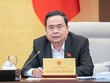 Chủ tịch Quốc hội Trần Thanh Mẫn phát biểu tại phiên họp.