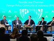 Phiên toàn thể thứ nhất với chủ đề “Các xu hướng lớn tác động tới ASEAN và thế giới đến năm 2035”. Ảnh: TG&VN