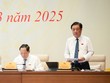 Phó chủ tịch Quốc hội Lê Minh Hoan điều hành phiên thảo luận.