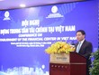 Bộ trưởng Bộ Kl991.com nạp rút nhanh Nguyễn Văn Thắng phát biểu tại hội nghị. Ảnh: Lê Toàn
