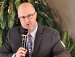 Ông Adam Sitkoff, Giám đốc điều hành AmCham thông tin về tác động của mức thuế 46% mà Chính quyền Mỹ áp lên hàng hóa Việt Nam, chiều 3/4/2025.