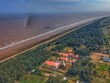 Dự án tuyến đường hành lang ven biển sẽ đi qua địa bàn thị xã Duyên Hải, tỉnh Trà Vinh. Nguồn: TTTĐT thị xã Duyên Hải