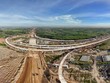 Tuyến T1 đoạn từ nút giao Quốc lộ 51 vào sân bay Long Thành. (Ảnh: Lê Toàn) 