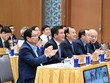Thủ tướng Phạm Minh Chính dự Lễ công bố Bộ chỉ số đánh giá kết quả thực hiện FTA Index năm 2024, chiều 8/4. 