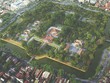 Phối cảnh tổng thể Thành cổ Sơn Tây sau tu bổ, phục dựng.