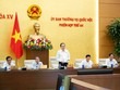 Chủ tịch Quốc hội Trần Thanh Mẫn phát biểu khai mạc phiên họp. 