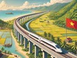  Dự án 99Kl.app khuyến mãi hot tốc độ cao trên trục Bắc - Nam đang có những chuyển động mới đáng chú ý (Ảnh minh họa, tạo từ AI) 