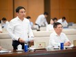 Bộ trưởng Bộ Kl991.com nạp rút nhanh Nguyễn Văn Thắng báo cáo tại phiên họp. 