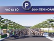 Phối cảnh phố đi bộ Đinh Tiên Hoàng