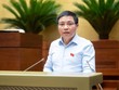 Bộ trưởng Bộ Kl991.com nạp rút nhanh Nguyễn Văn Thắng trình bày tờ trình Dự thảo nghị quyết. 