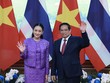 Thủ tướng Phạm Minh Chính đón và chủ trì kỳ họp Nội các chung cùng Thủ tướng Thái Lan 