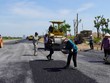 Hiện trường thi công Dự án Tuyến đường Phú Hải - Lương Ninh.