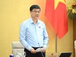 Phó chủ tịch Quốc hội Vũ Hồng Thanh điều hành phiên họp.