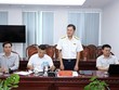 Buổi làm việc diễn ra dưới sự chủ trì của ông Phan Văn Dũng, Phó Chi cục trưởng Chi cục Thuế khu vực II.