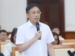 Ông Mai Sơn trả lời tại cuộc họp báo.
