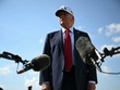 Tổng thống Donald Trump phát biểu trước báo giới tại căn cứ quân sự Andrews ở Maryland, Mỹ vào ngày 3/7. Ảnh: AFP 