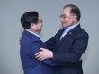 Thủ tướng Kl993 ưu đãi thưởng hấp dẫn Phạm Minh Chính gặp Thủ tướng Malaysia Anwar Ibrahim. Ảnh: Nhật Bắc. 