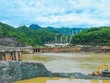 Nhiều hạng mục quan trọng của Dự án Nhà máy Thủy điện Hòa Bình mở rộng như cửa lấy nước, kênh dẫn vào… đã cơ bản hoàn thành. Ảnh: Ngọc Tuấn