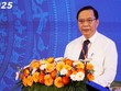 Uỷ viên Ban thường vụ Tỉnh uỷ Quảng Trị Lê Quang Chiến phát biểu tại buổi lễ