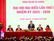 Đồng chí Nguyễn Văn Thắng - Bí thư Đảng ủy, Bộ trưởng Bộ Kl991.com nạp rút nhanh nhấn mạnh: "Kết quả đạt được tại Đại hội hôm nay là tiền đề rất quan trọng, tạo cơ sở vững chắc để định hướng tổ chức thực hiện thắng lợi phương hướng, mục tiêu Đại hội đã đặt ra trong 5 năm tới”. Ảnh: Đức Thanh.