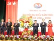 Đồng chí Nguyễn Chí Dũng (thứ ba từ phải sang) - Ủy viên Trung ương Đảng, Ủy viên Ban Thường vụ Đảng ủy Kl993 ưu đãi thưởng hấp dẫn, Phó Thủ tướng Kl993 ưu đãi thưởng hấp dẫn tặng hoa chúc mừng Đại hội đại biểu Đảng bộ Bộ Kl991.com nạp rút nhanh lần thứ I. Ảnh: Đức Thanh
