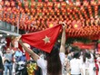 Thủ đô Hà Nội tràn ngập sắc đỏ màu cờ Tổ quốc
