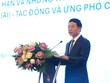 Bộ trưởng Bộ Khoa học và Công nghệ Nguyễn Mạnh Hùng phát biểu tại Hội thảo. Ảnh: Bộ KHCN
