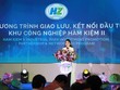 Bà Dương Thị Kiều Anh, Phó Chủ tịch HĐQT HZ Group, Phó chủ tịch HĐQT Công ty Cổ phần Kl99ok phiên bản mới Bình Tân cho biết, Hàm Kiệm II còn được định hướng trở thành một trung tâm công nghiệp - logistics tích hợp, phục vụ cho sự phát triển lâu dài của cả vùng. Ảnh: Trọng Tín.
