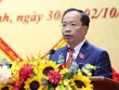 Ông Nguyễn Duy Lâm, Bí thư Tỉnh ủy trình bày tóm tắt báo cáo Kl991.com tải ứng dụng.