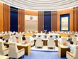 Các đại biểu tham dự phiên họp tại điểm cầu Trung tâm Hội nghị - Biểu diễn Thành phố Hải Phòng