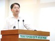 Ông Phạm Hồng Sơn, Chánh văn phòng Thành ủy TP.HCM thông tin tại họp báo.