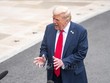 Tổng thống Mỹ Donald Trump phát biểu với báo giới tại Nhà Trắng, Washington, D.C. Ảnh: THX/TTXVN