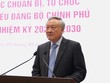 Phó Thủ tướng Thường trực Nguyễn Hòa Bình chia sẻ với báo chí tại cuộc họp báo. Ảnh: VGP