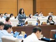 Phiên họp chiều 8/10 Uỷ ban Thường vụ Quốc hội. 