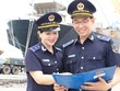 Hoạt động nghiệp vụ của Hải quan cửa khẩu Cảng Nghi Sơn. Ảnh: Đỗ Đức.