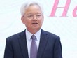 GS.TS Tạ Ngọc Tấn, nguyên Uỷ viên Trung ương Đảng, Phó Chủ tịch thường trực Hội đồng lý luận Trung ương, Tổ phó thường trực Tổ Biên tập văn kiện Đại hội XIV thông tin tại cuộc Họp báo quốc tế. Ảnh: TTXVN.