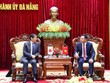 Bí thư Thành ủy Đà Nẵng Lê Ngọc Quang chủ trì buổi tiếp và làm việc với Đại sứ Nhật Bản tại Việt Nam ITO Naoki nhân chuyến thăm và làm việc tại Đà Nẵng. Ảnh: Ngọc Phú, BĐN
